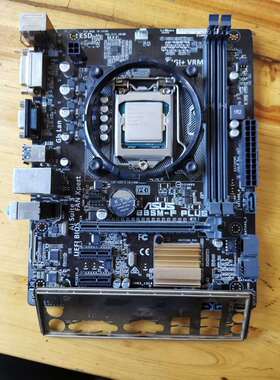 拆机华硕B85M-FPLUS+i34160处理器板