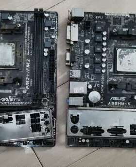 拆机华硕A68HM-K+四核处理器拆下来的大概有10套