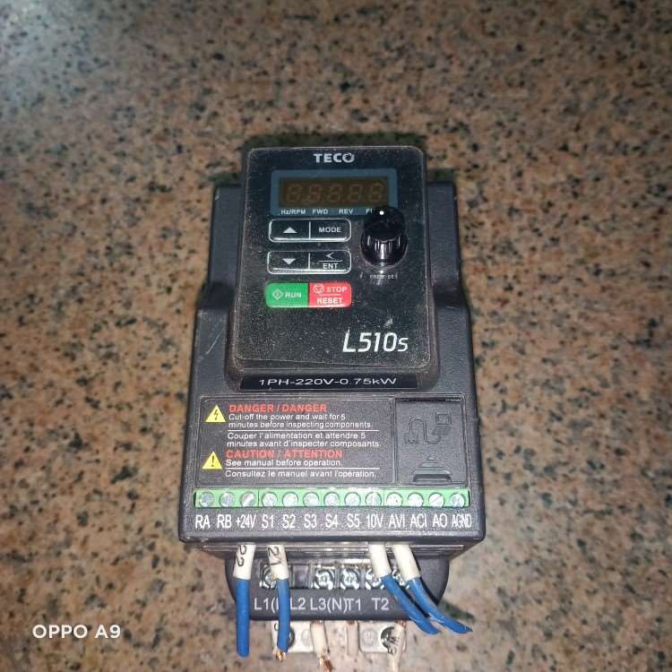 东元变频器L510一201一SH1F一PC,二手拆机成色如图