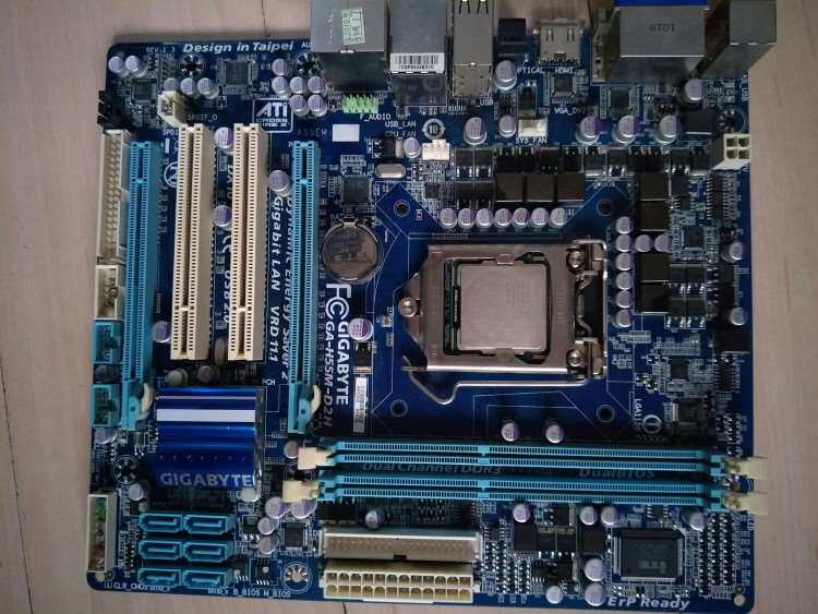 拆机技嘉H55加i5760套装便宜处理了