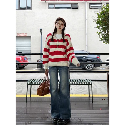 秋冬宽松慵懒风软糯毛衣