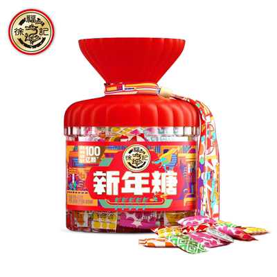 徐福记新年糖桶糖果礼盒年糖
