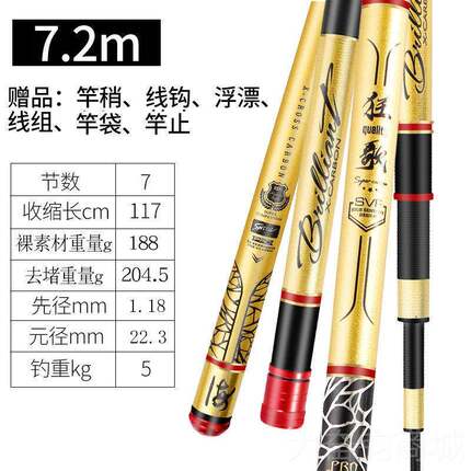 正品轻老海狂歌进口硬碳素19调调28威手杆海钓鱼竿
