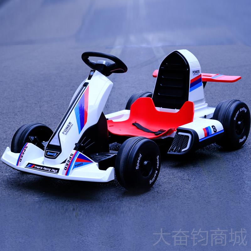 正品儿童电动车四轮卡丁F1赛车孩小孩宝宝男玩具车可童坐车人大人