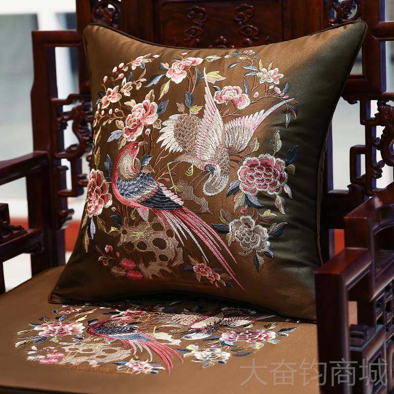 正品新中红沙发式坐木垫实木家具椅垫中国风罗汉床五件套垫座防滑,居家布艺,沙发垫,淘宝优惠券,粉丝福利购,淘宝优惠卷