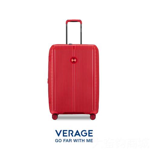 正品VERAGE维杰2024新拉款红色旅行杆行女李箱陪嫁订婚结婚丽用的