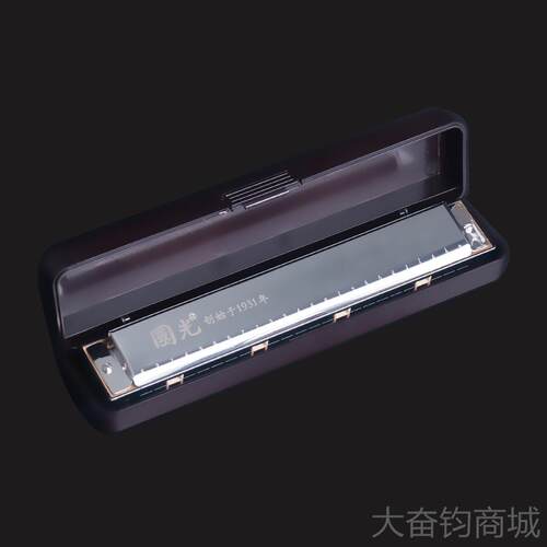 正品上海国光口琴4孔c调成人2初者学 复音学生用单音自练习儿童学
