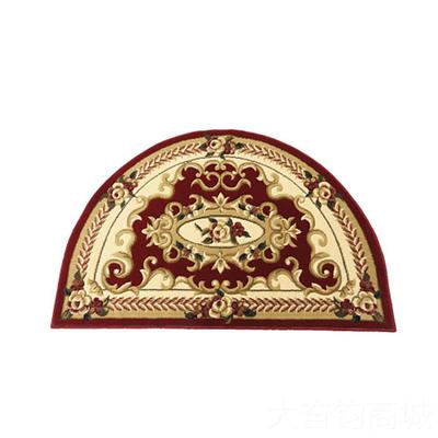 正品欧剪式花半圆形地毯门垫 进门垫门家口入户地门脚垫用门厅玄