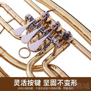 正品诺未扁键 次中音号 大号乐器大号低 音号乐队抱降B调铜管乐器