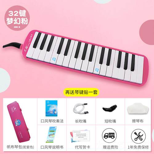 正品天鹅口风琴3键儿童初人学者学生成教专业演奏32键7口吹学琴乐