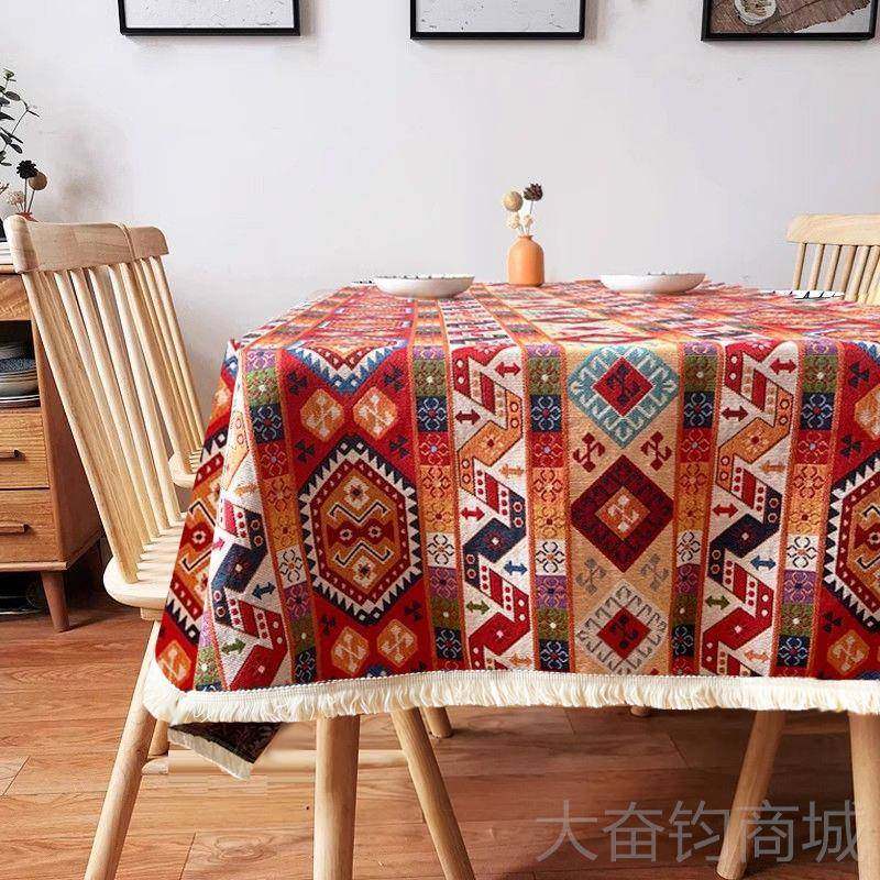 正品轻奢复古提花油画布布感餐桌莫奈花园向日葵桌布餐桌布茶几台,居家布艺,桌布,淘宝优惠券,粉丝福利购,淘宝优惠卷