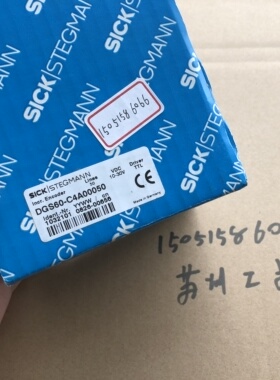 SICK  DGS60-C4A00050 ;1032101全新原包装  现货包邮