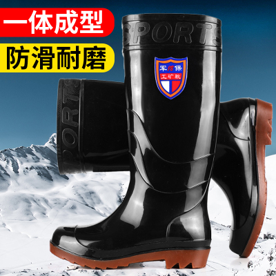春夏高筒特大码黑色男雨鞋长筒水鞋防滑钓鱼劳保雨靴插秧胶鞋水靴