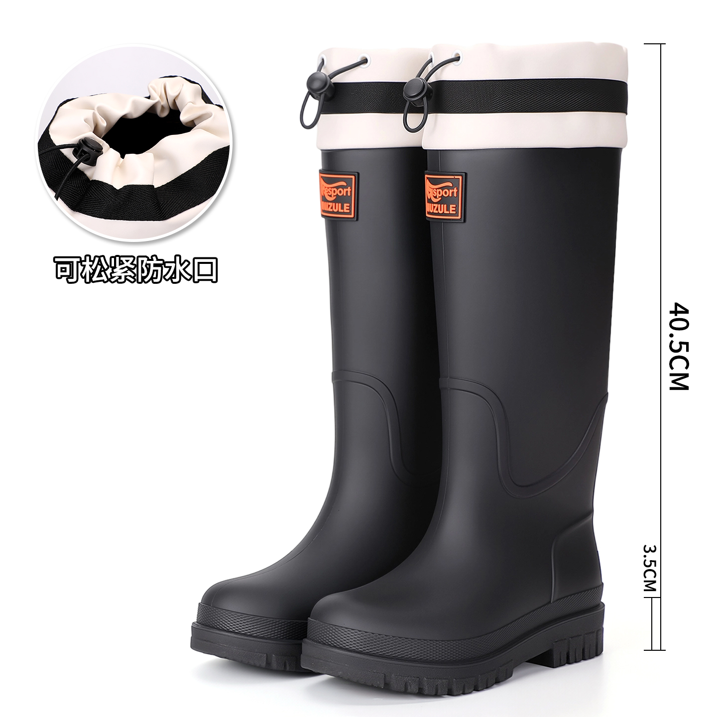 雨鞋女时尚冬外穿水鞋成人加绒高筒雨靴防水防滑新款胶鞋长筒靴子