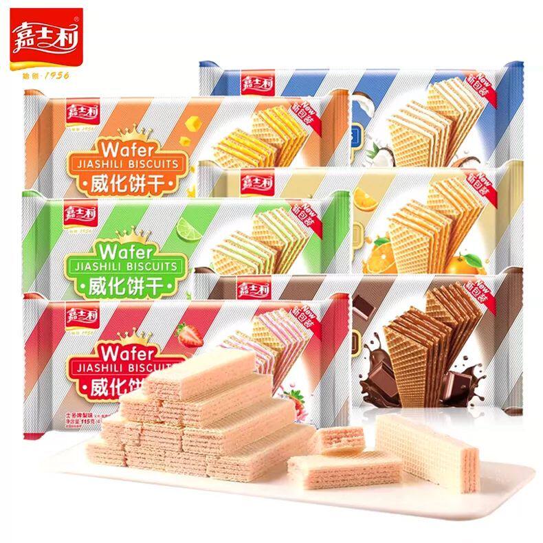 威化饼干115g香橙巧克力