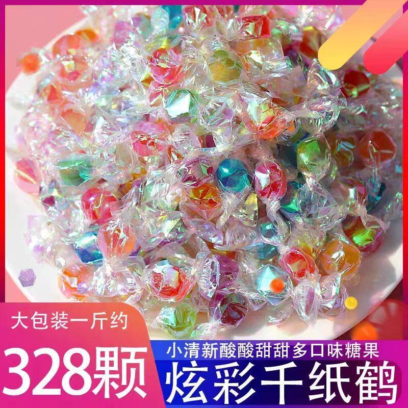 千纸鹤网红吧台糖果盘前
