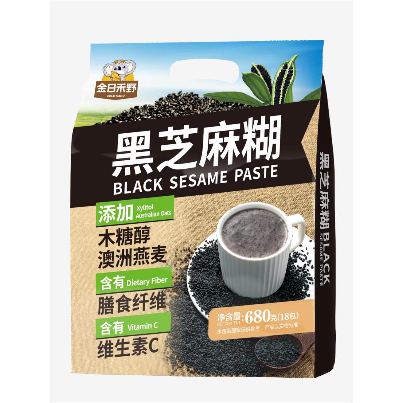 金日禾野木糖醇黑芝麻糊6