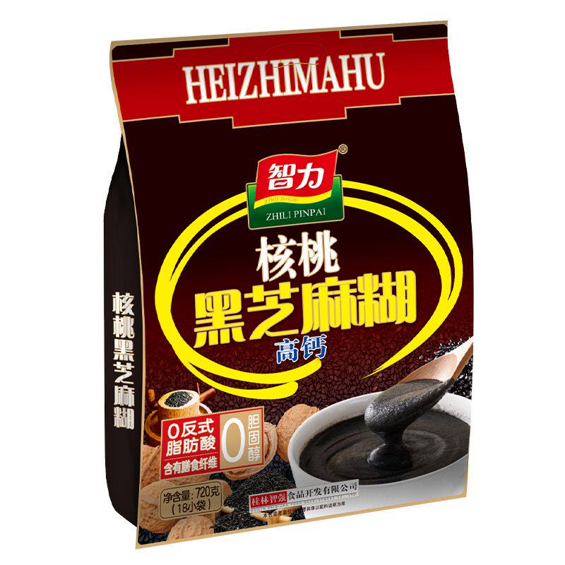 黑芝麻糊营养早餐核桃食