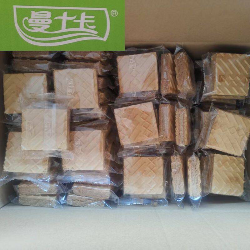 曼士卡榛子可可威化饼干