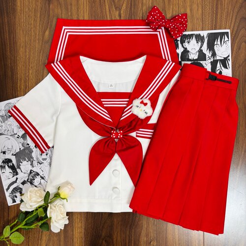 猫裙裙新红三本水手服