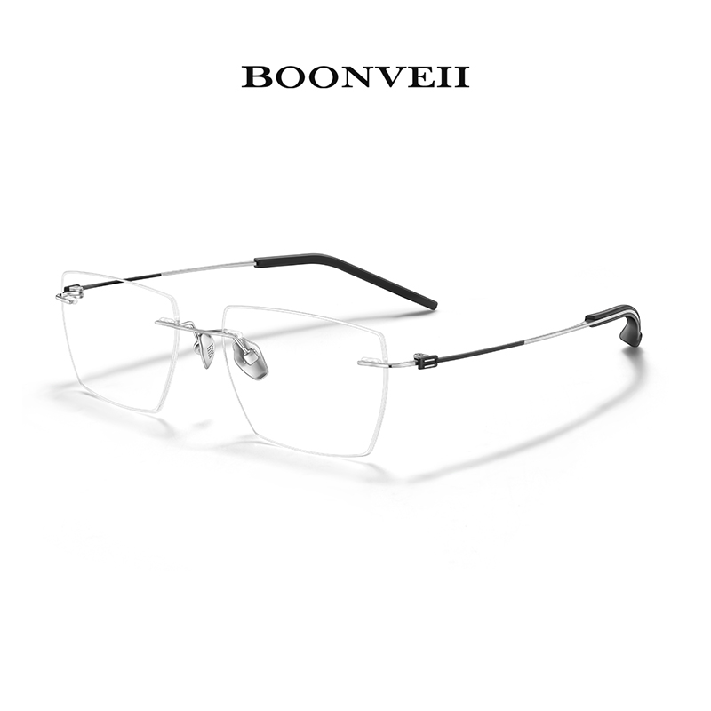 BOONVEII邦唯纯钛无框眼镜