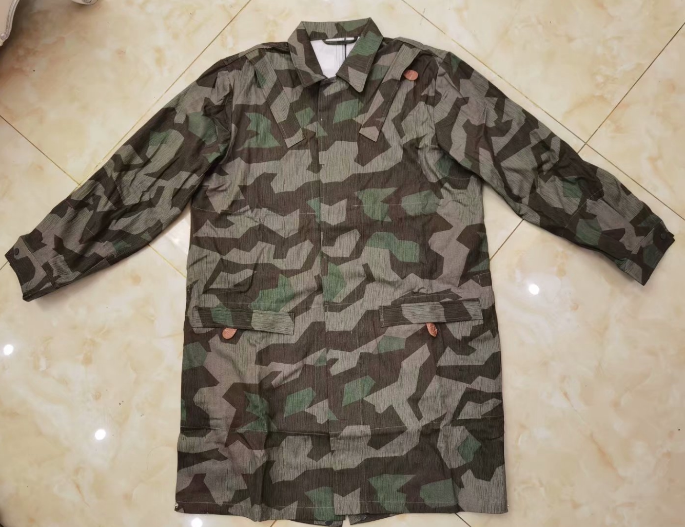 德国空降兵三型跳伞服/wh伞兵罩衫/裂片迷彩伞兵/德国伞兵服罩衣