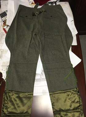M41原野灰毛呢马裤/M36灰绿呢马裤/野战服马裤/通用