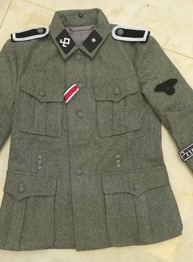 德国精英M40欧根亲王灰色羊毛呢野战服上衣套装 多款可选