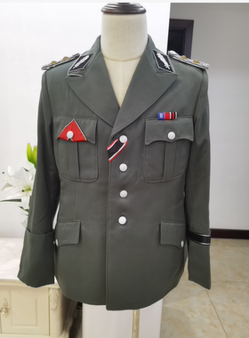 〔高级定制〕德国M37灰色马裤呢夹克晚礼服套装