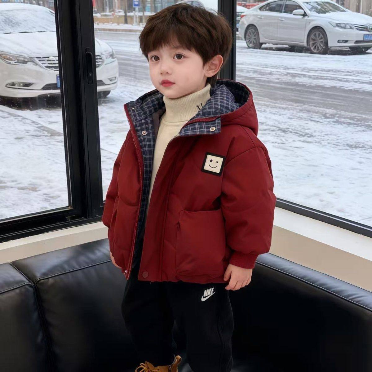 男童加绒棉服外套冬季2025新款加厚儿童棉衣棉袄宝宝冬装衣保暖服,童装/婴儿装/亲子装,棉袄/棉服,淘宝优惠券,粉丝福利购,淘宝优惠卷