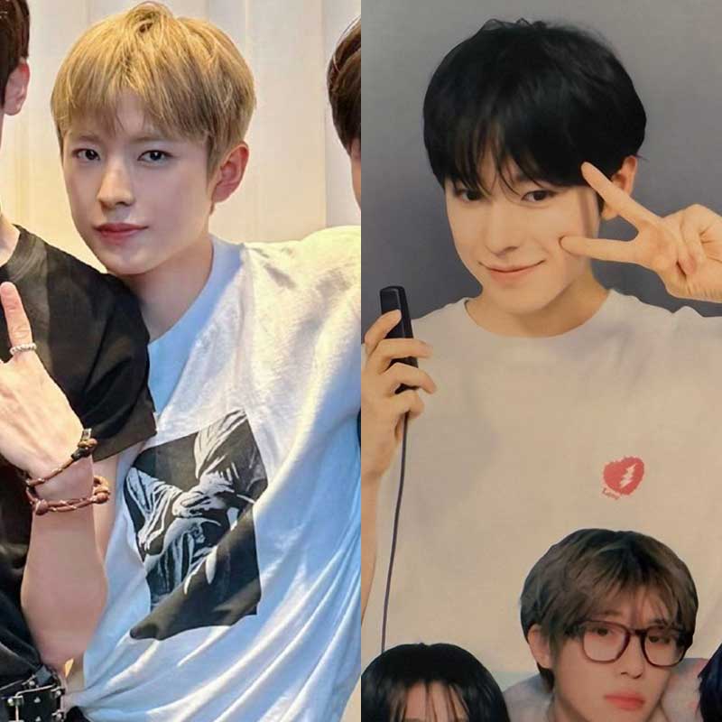 NCT WISH得能勇志yushi穿搭衣服同款短袖T恤纯棉印花打底衫上衣夏