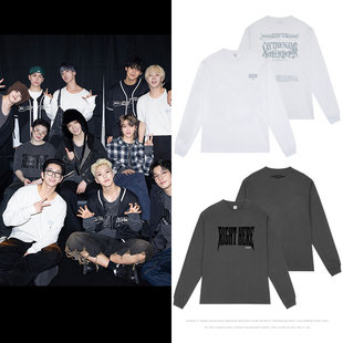 T体恤打底衫 纯棉螺纹长袖 HERE周边同款 SEVENTEEN日巡演唱会RIGHT