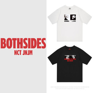 NCT JNJM演唱会李帝努罗渽民同款短袖T恤纯棉宽松印花男女打底衫