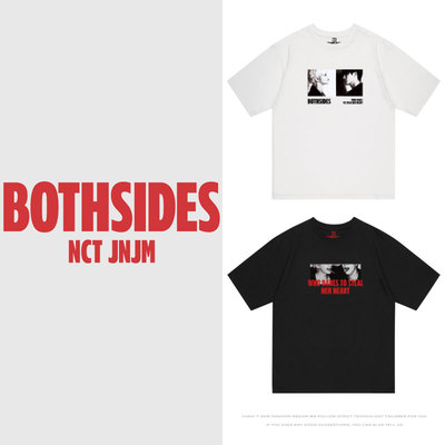 NCT JNJM演唱会李帝努罗渽民同款短袖T恤纯棉宽松印花男女打底衫