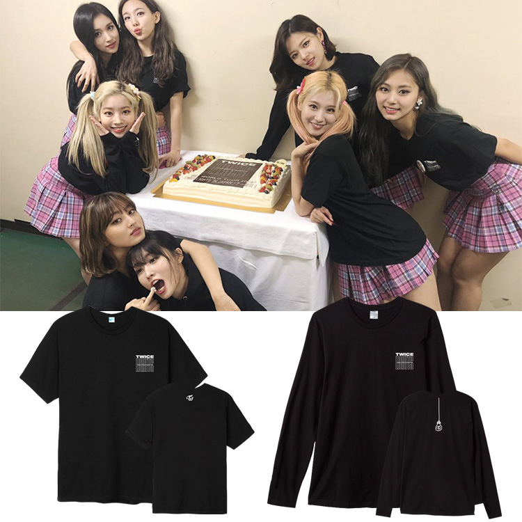 俞定延林娜琏孙彩瑛TWICE LIGHTS演唱会周边同款T恤男女打歌衣服