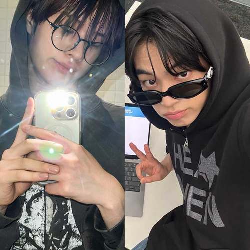 TWS韩志薰李炅潣同款卫衣印花宽松套头拉链薄款加绒连帽衫秋冬季