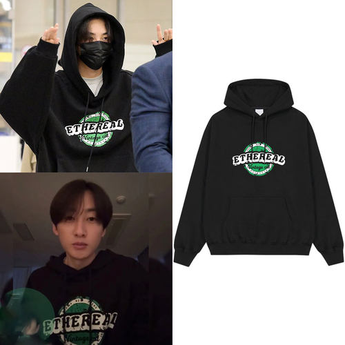superjunior银赫李赫宰尹净汉同款卫衣服印花套头连帽衫春秋冬季