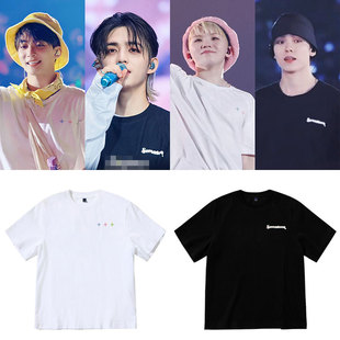 短袖 SEVENTEEN HANABI演唱会周边同款 2022 T恤宽松打歌衣服夏