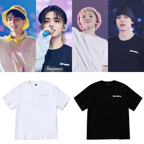 SEVENTEEN 2022 FM HANABI演唱会周边同款短袖T恤宽松打歌衣服夏