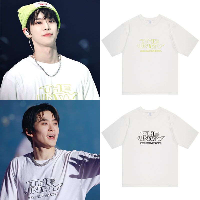 NCT127演唱会NEO CITY SEOUL TheUnit周边同款衣服印花短袖T体恤