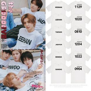 BOYNEXTDOOR演唱会周边应援衣服朴成淏明宰铉金云鹤同款短袖T体恤