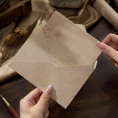 往事来信系列信封信纸封口贴套装