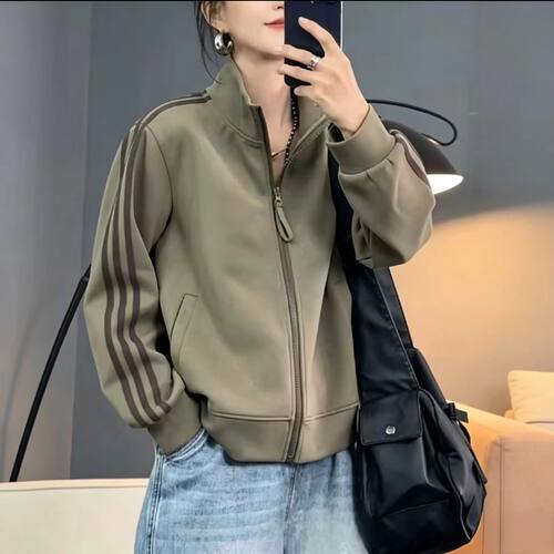运动款开衫百搭秋季长袖外套女