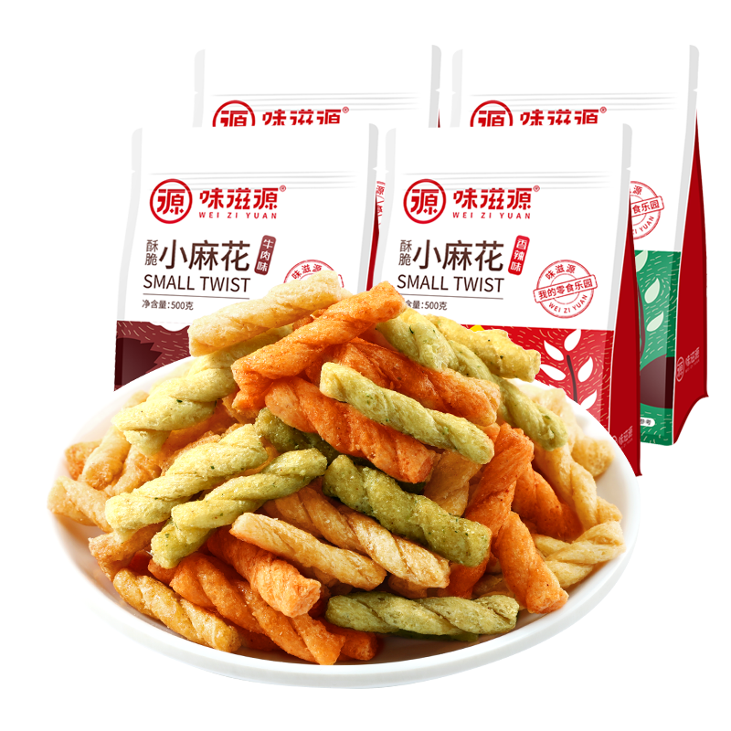 味滋源小麻花袋装500g