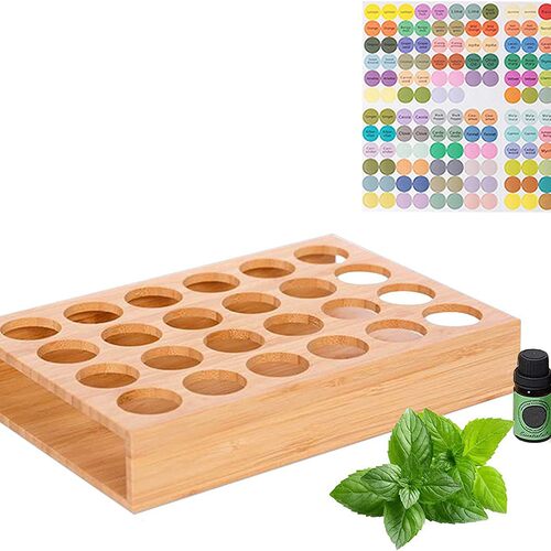 精油木盒展示收纳摆件新款多特瑞doterra24孔简约现货批发零售
