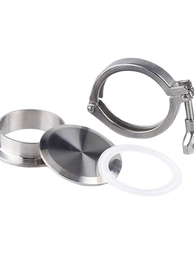 ISO2852不锈钢卡箍接头盲板密封件套装304 DN10-DN200