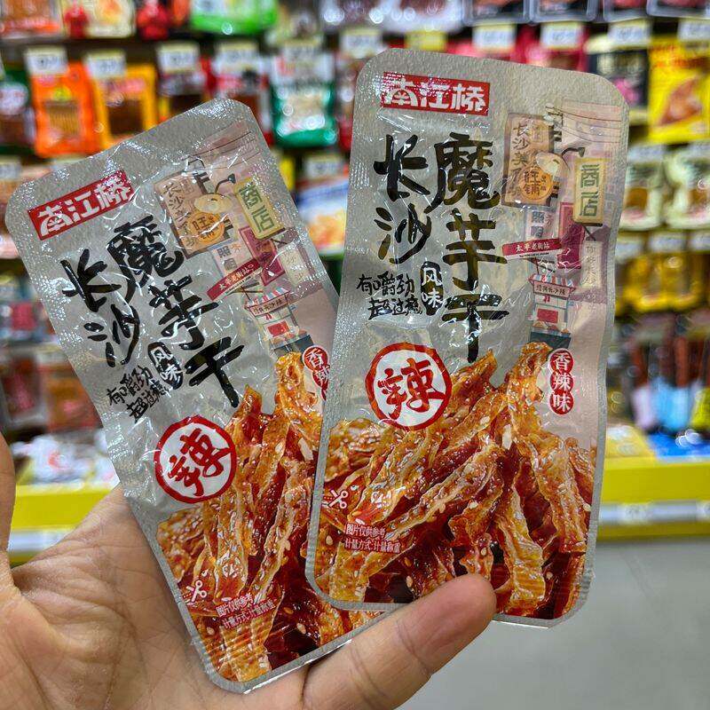 南江桥长沙魔芋干香辣500g零食