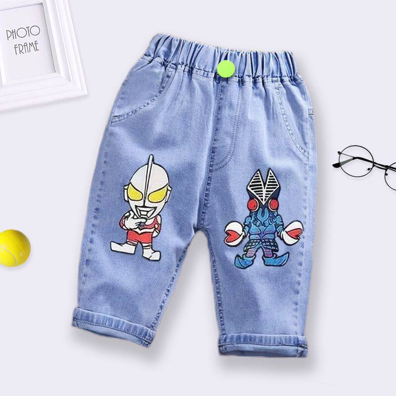 男童卡通牛仔短裤夏装20