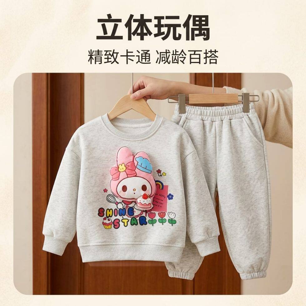 立体玩偶兔子卡通加绒卫