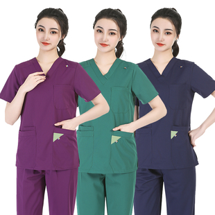 高端弹力速干洗手衣男女口腔护士医生医护工作服护士服手术室衣服